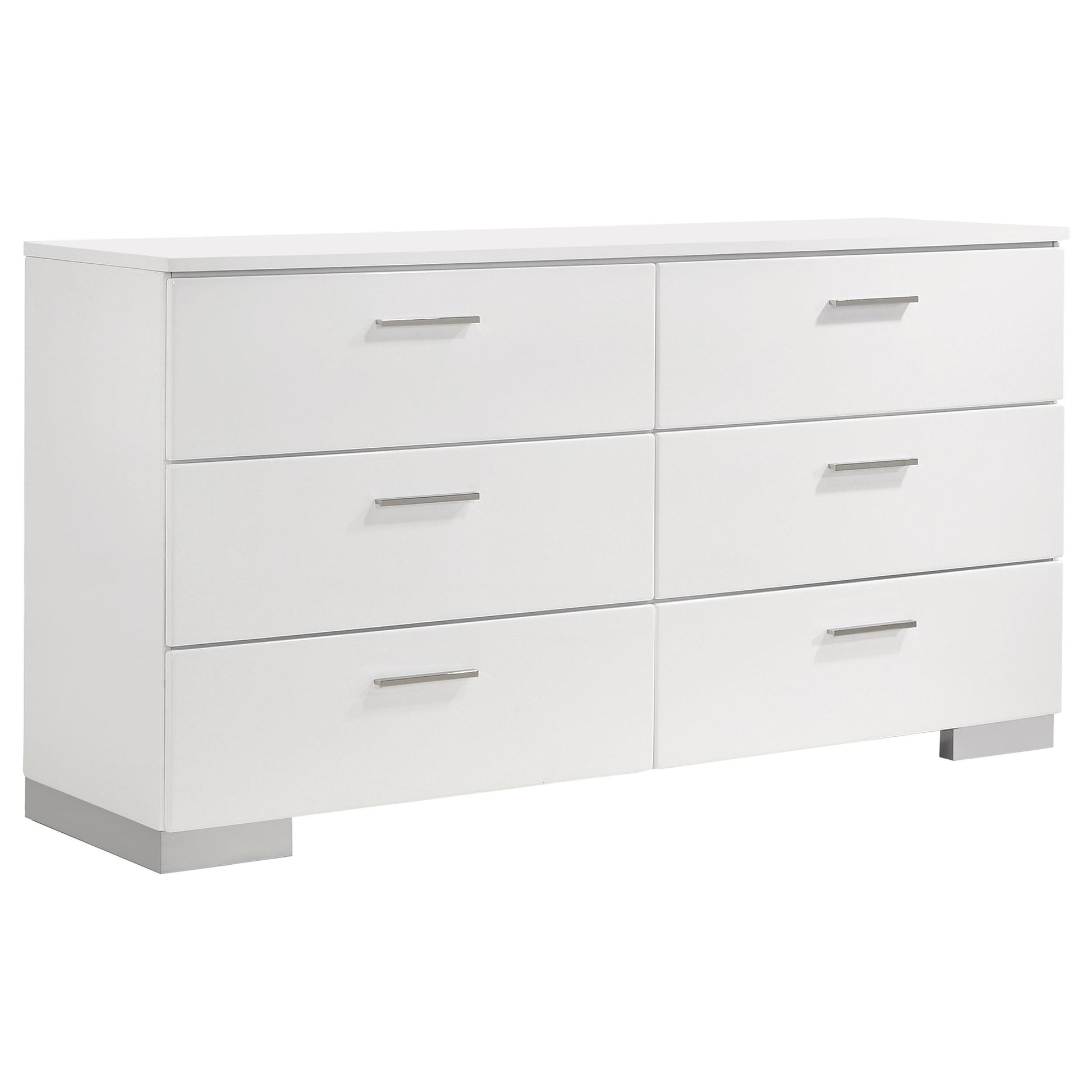 Felicity 6-Piece Set in White High Gloss