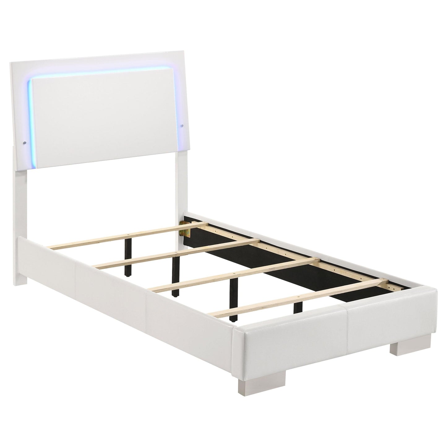 Felicity Twin Bed - White High Gloss