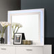 Felicity Dresser Mirror in White High Gloss - Coaster Furniture