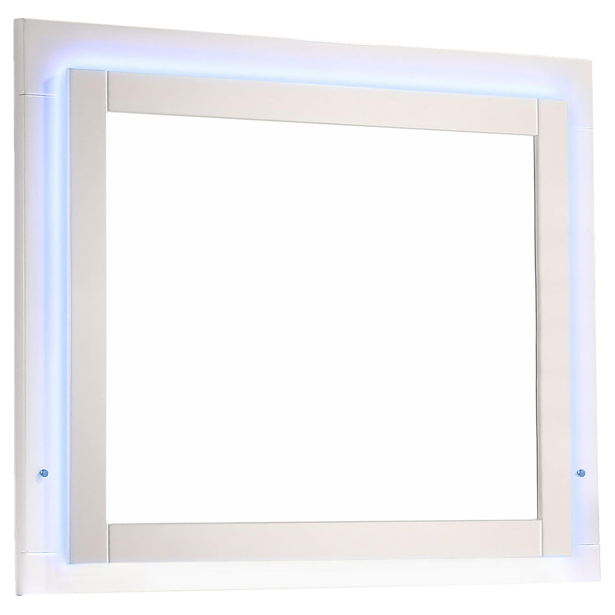 Felicity Dresser Mirror in White High Gloss - Coaster Furniture
