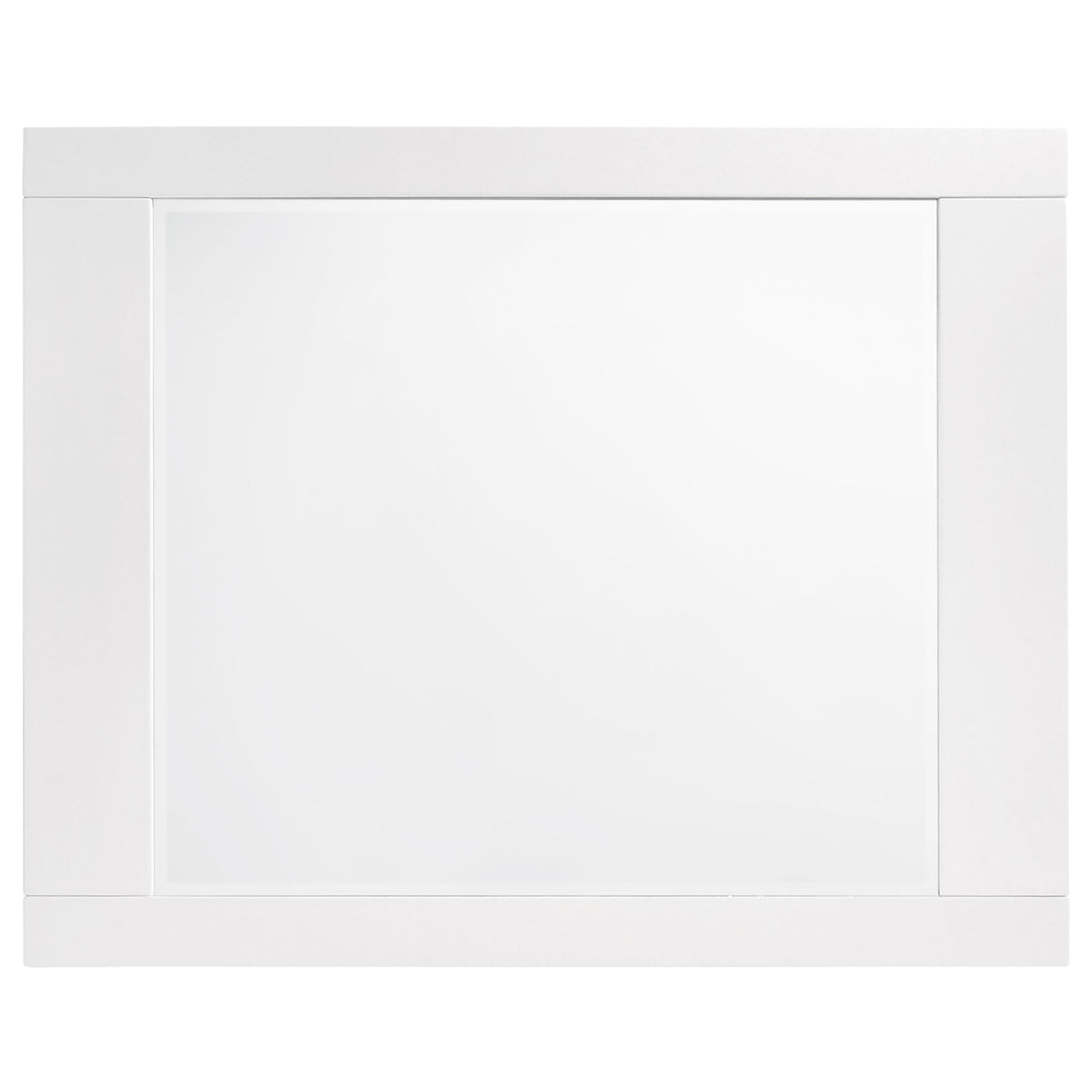 Felicity Dresser Mirror in White High Gloss - Coaster Furniture