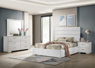 Felicity Full Bed 4-Piece Set - White