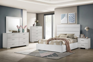 Felicity Full Bed 5-Piece Set - White