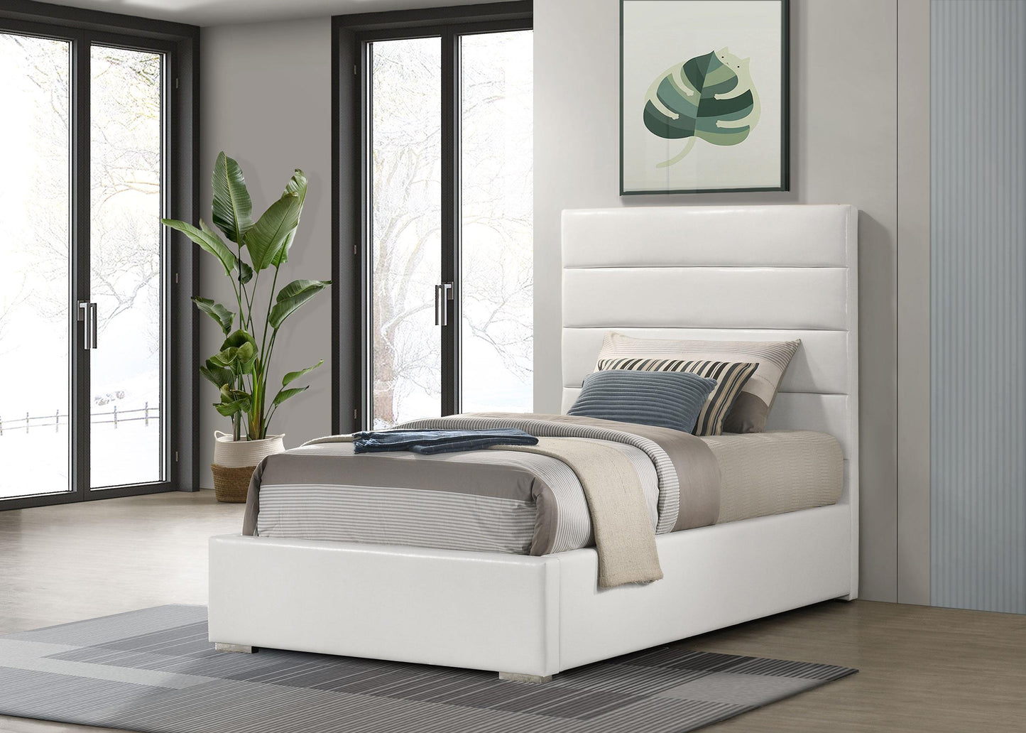 Felicity Twin Bed - White