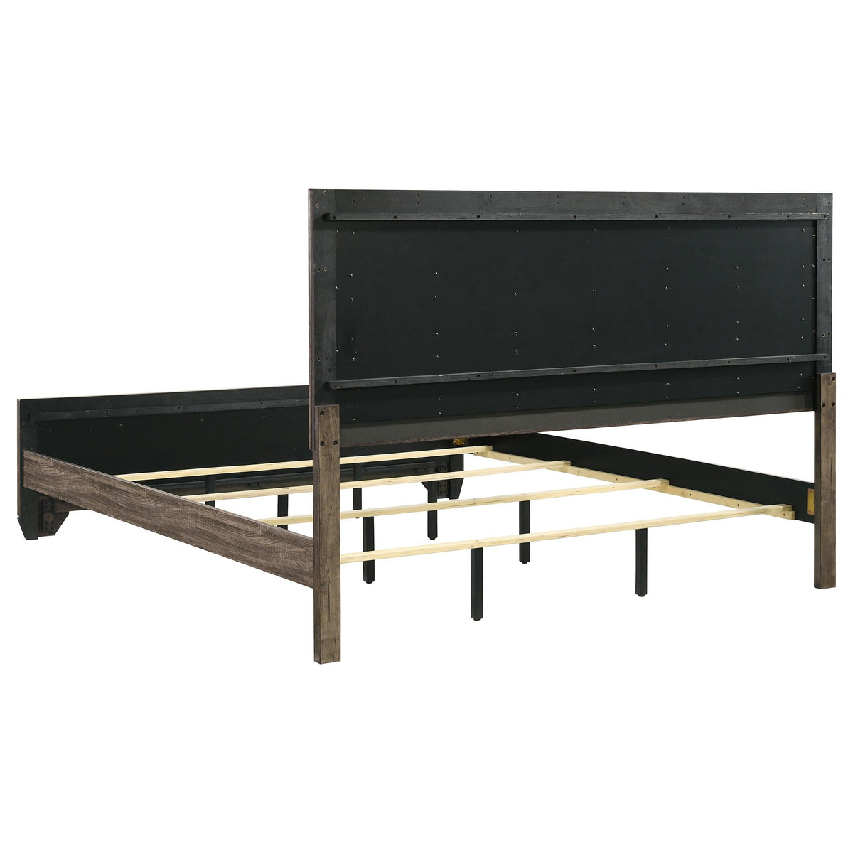 Kauffman E King Bed in Washed Taupe - Coaster Furniture