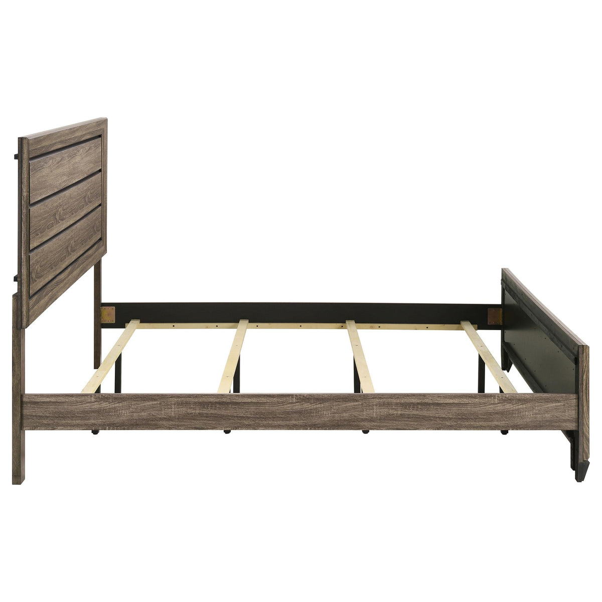 Kauffman E King Bed in Washed Taupe - Coaster Furniture