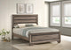 Kauffman Queen Bed in Washed Taupe - Coaster Furniture