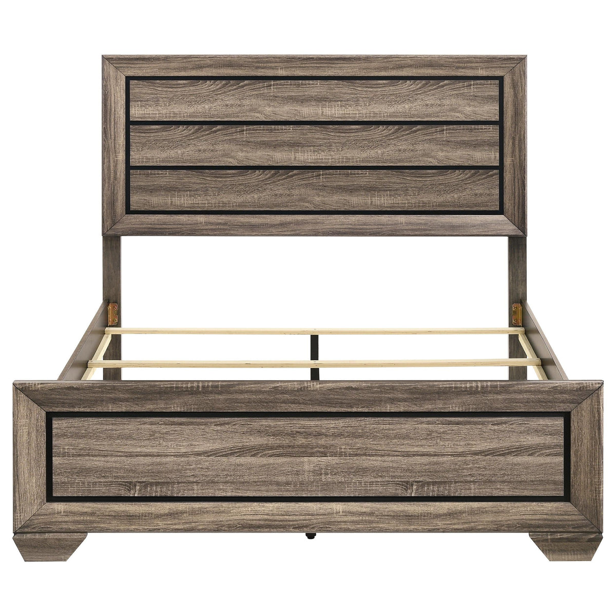 Kauffman Queen Bed in Washed Taupe - Coaster Furniture