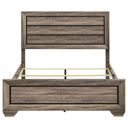 Kauffman Queen Bed in Washed Taupe - Coaster Furniture