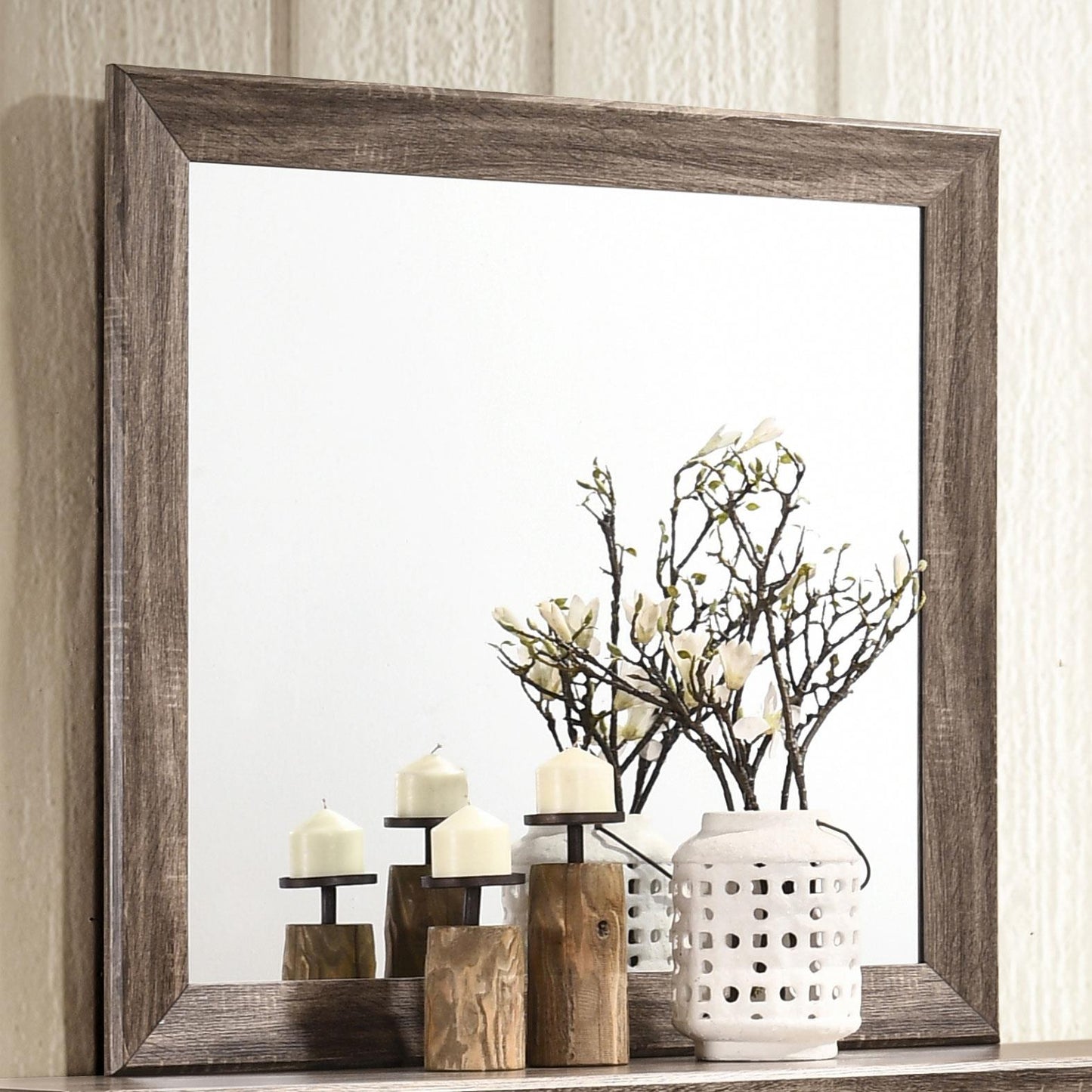 Kauffman Dresser Mirror - Washed Taupe