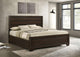 Kauffman E King Bed in Dark Cocoa - Coaster Furniture