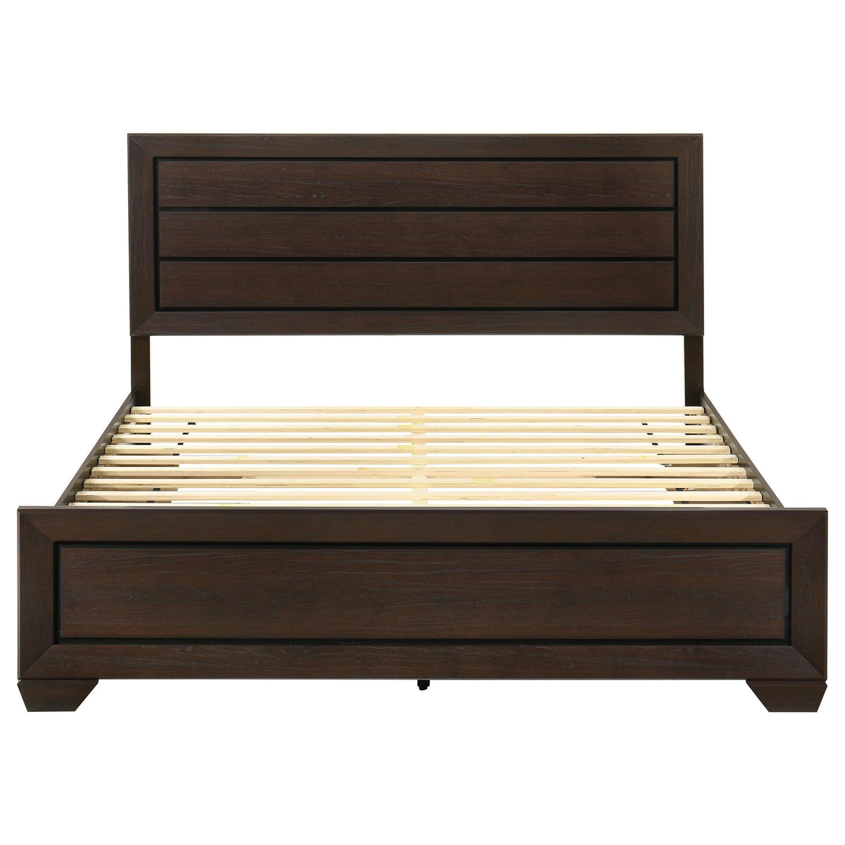 Kauffman E King Bed in Dark Cocoa - Coaster Furniture