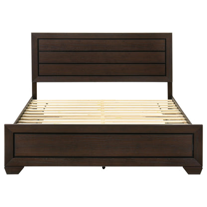 Kauffman E King Bed in Dark Cocoa - Coaster Furniture