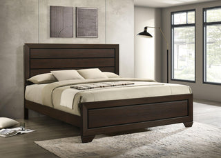 Kauffman E King Bed in Dark Cocoa - Coaster Furniture
