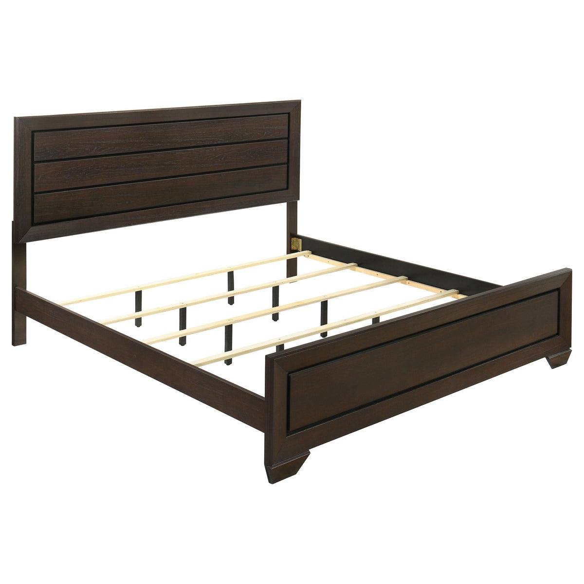 Kauffman E King Bed in Dark Cocoa - Coaster Furniture