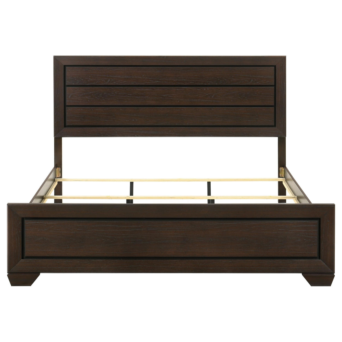 Kauffman E King Bed in Dark Cocoa - Coaster Furniture