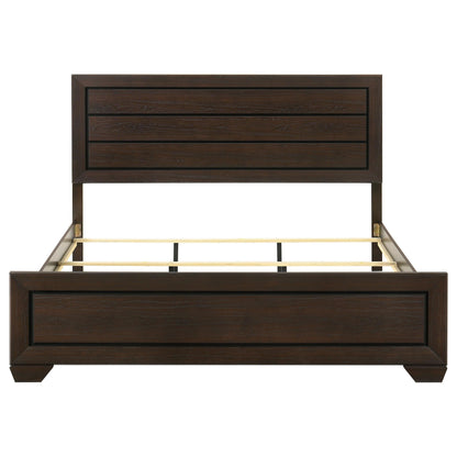 Kauffman E King Bed in Dark Cocoa - Coaster Furniture