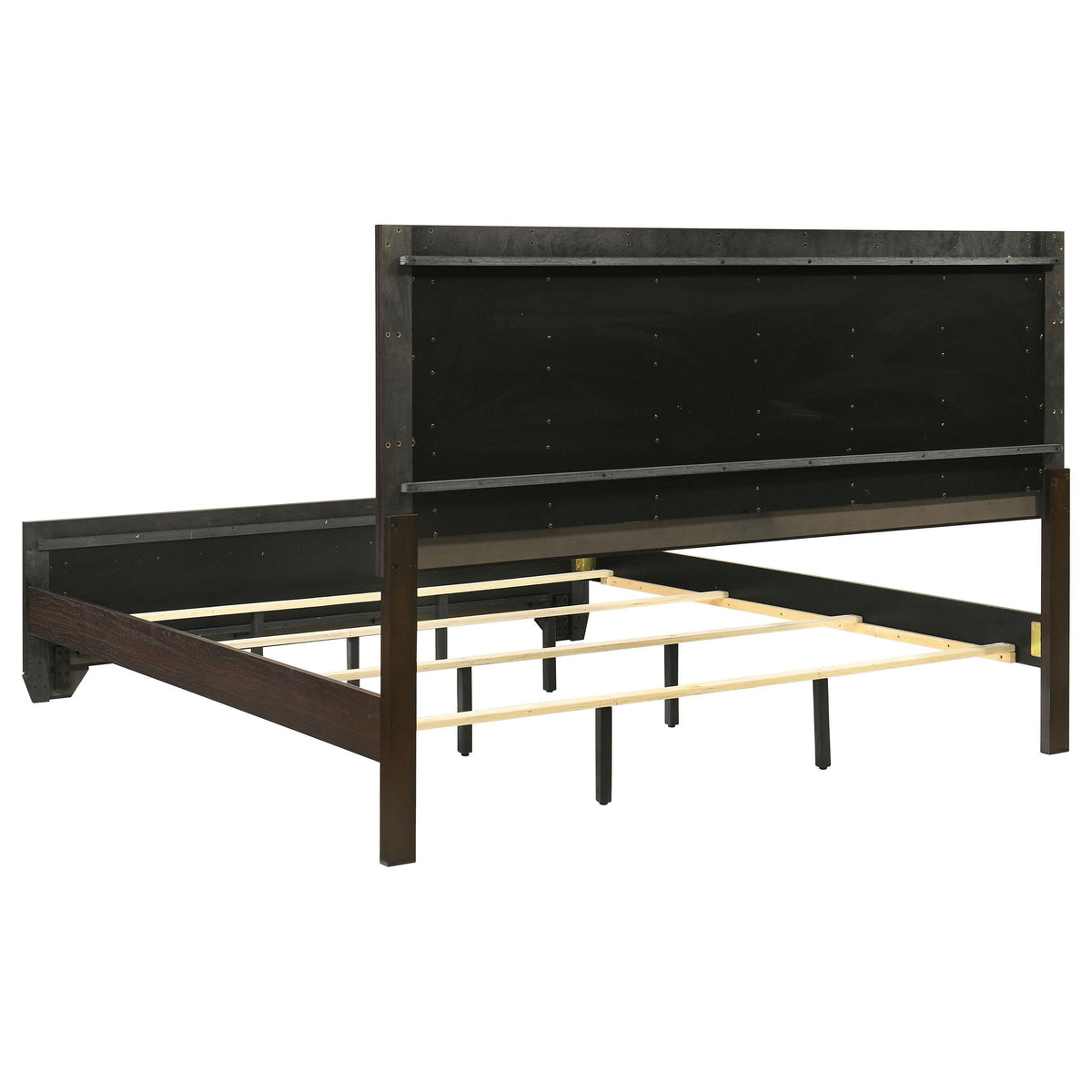 Kauffman E King Bed in Dark Cocoa - Coaster Furniture