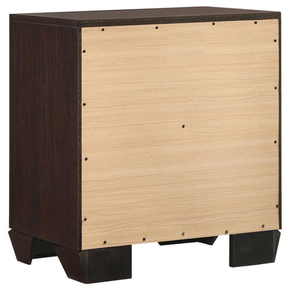 Kauffman Queen Bed 5-Piece Set in Dark Cocoa - Coaster Furniture