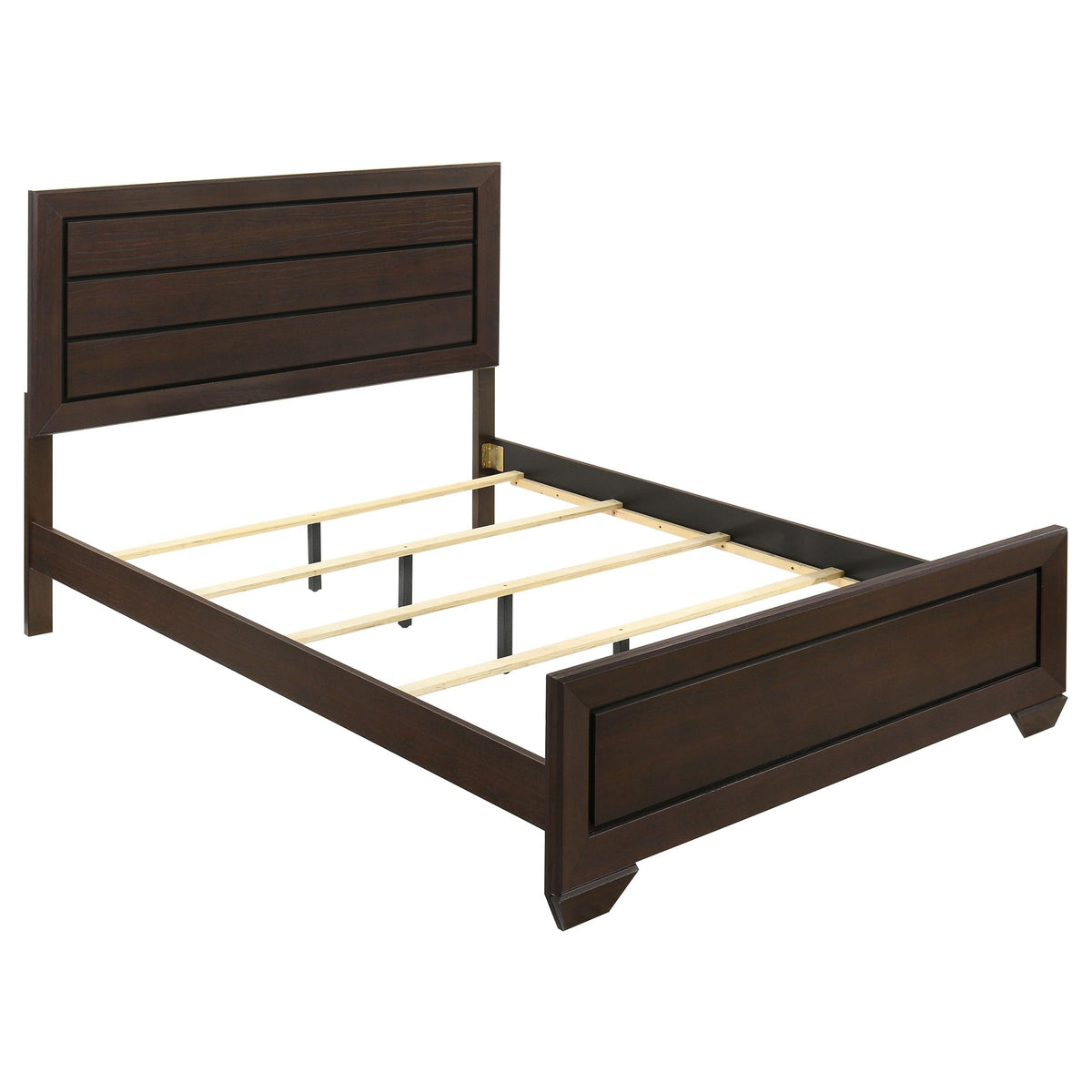 Kauffman Queen Bed in Dark Cocoa - Coaster Furniture