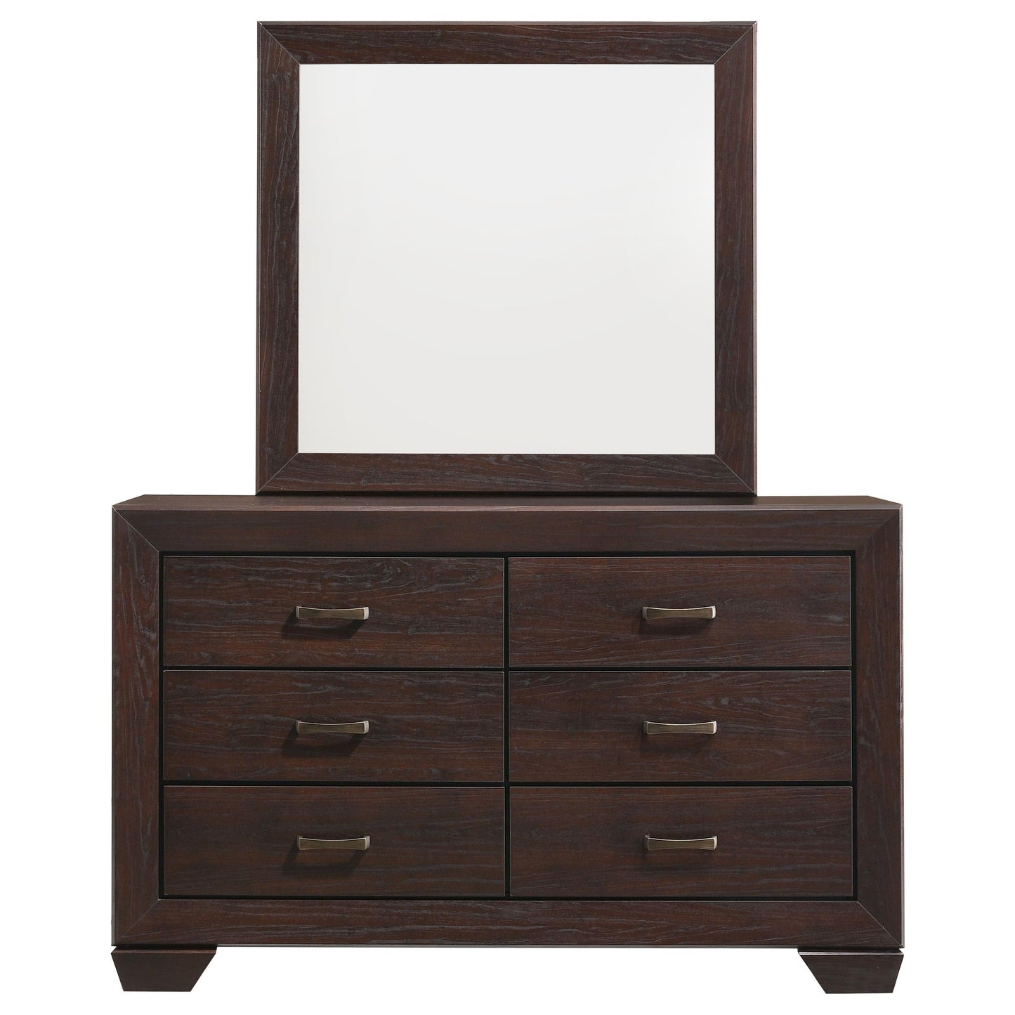 Kauffman Dresser With Mirror - Dark Cocoa