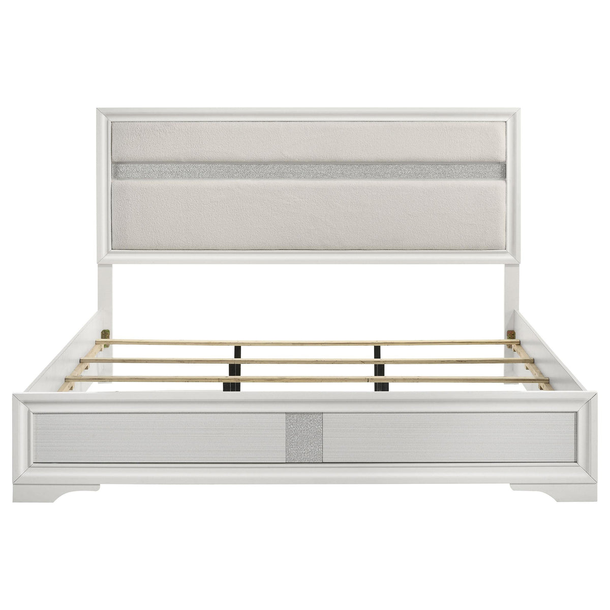Miranda E King Bed in White - Coaster Furniture