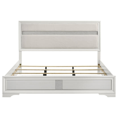 Miranda E King Bed in White - Coaster Furniture