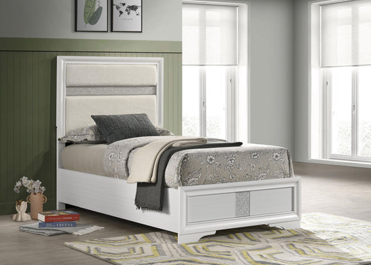 Miranda Twin Bed in White - Coaster Furniture