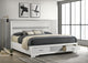 Miranda E King Bed in White - Coaster Furniture