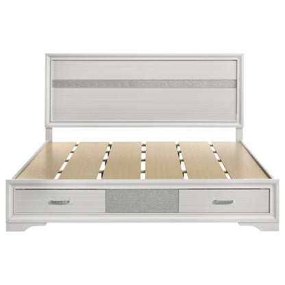 Miranda E King Bed in White - Coaster Furniture