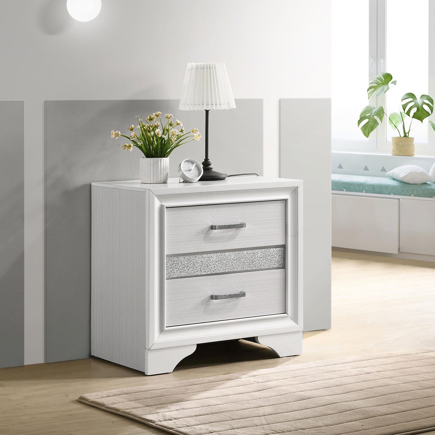 Miranda Nightstand - White