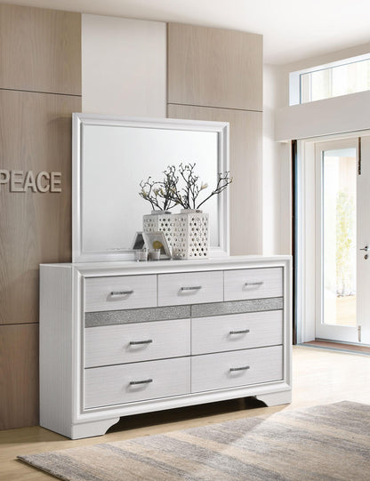 Miranda Dresser With Mirror - White
