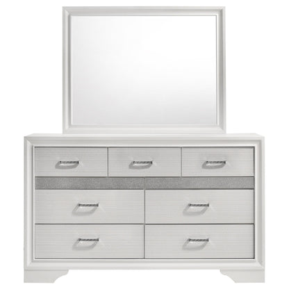 Miranda Dresser With Mirror - White
