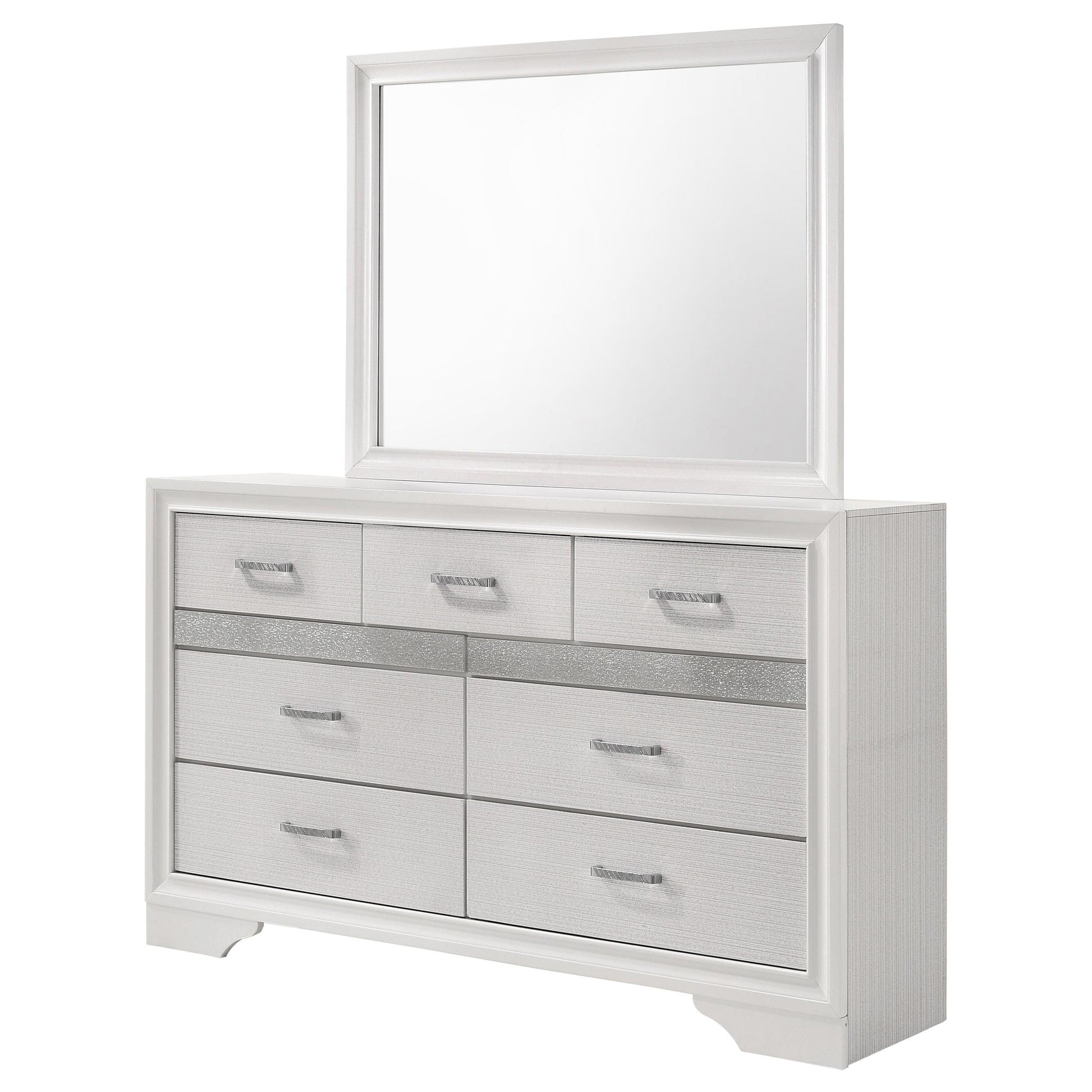 Miranda Dresser With Mirror - White