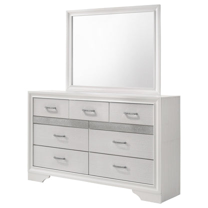 Miranda Dresser With Mirror - White