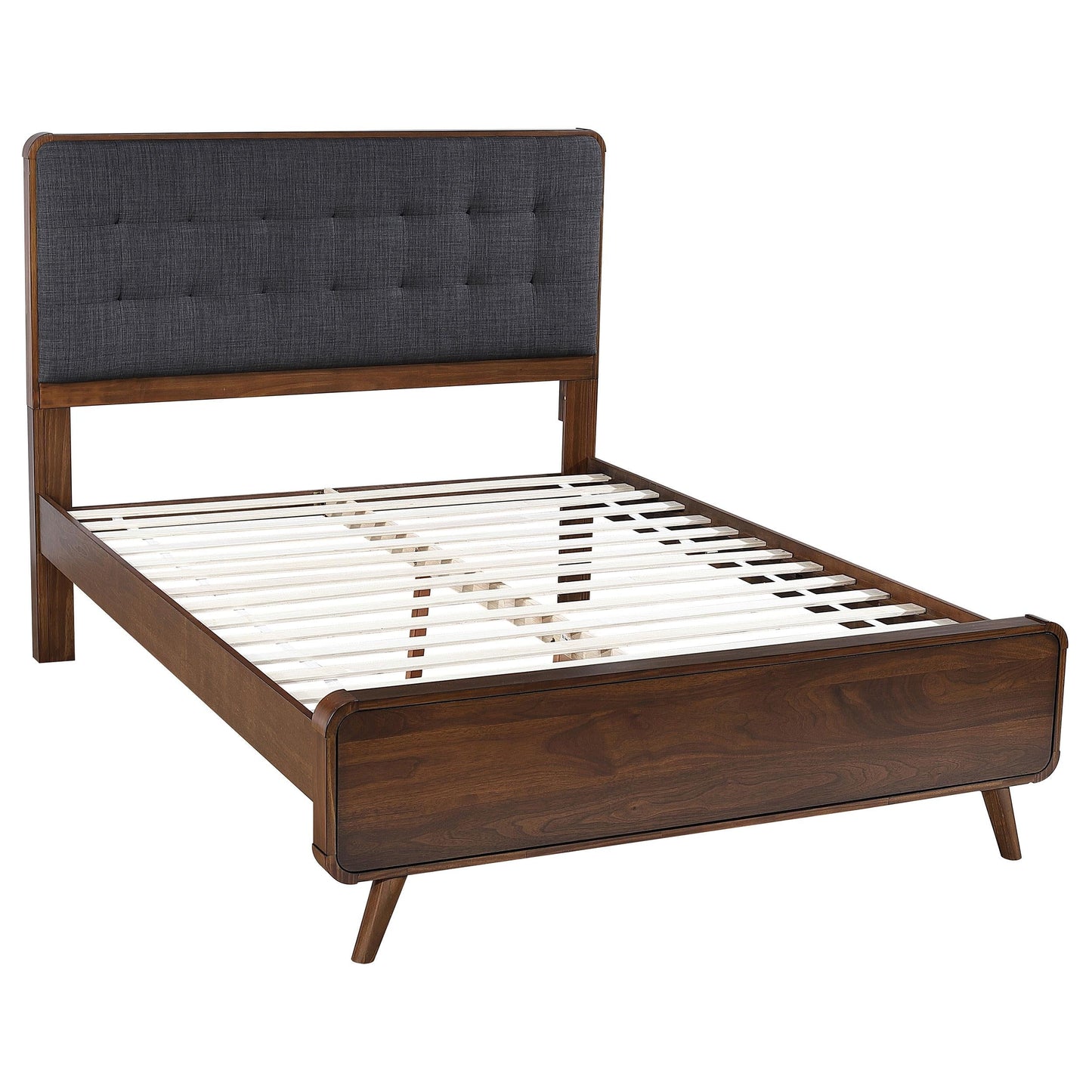 Robyn Full Bed 4-Piece Set - Dark Walnut