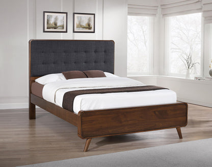 Robyn Full Bed - Dark Walnut