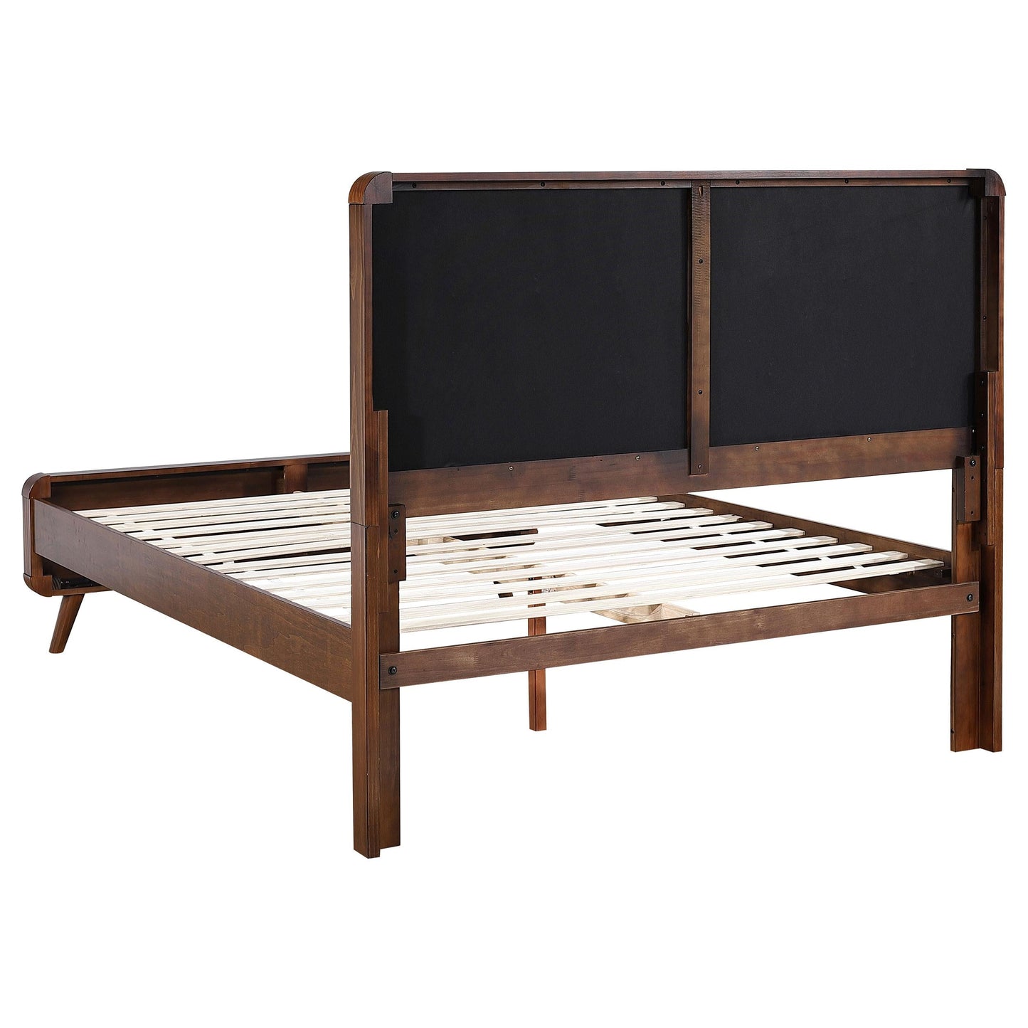 Robyn Queen Bed 4-Piece Set - Dark Walnut