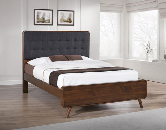 Robyn Queen Bed - Dark Walnut