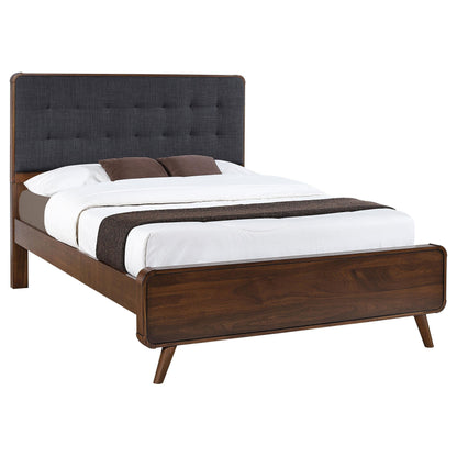 Robyn Queen Bed - Dark Walnut