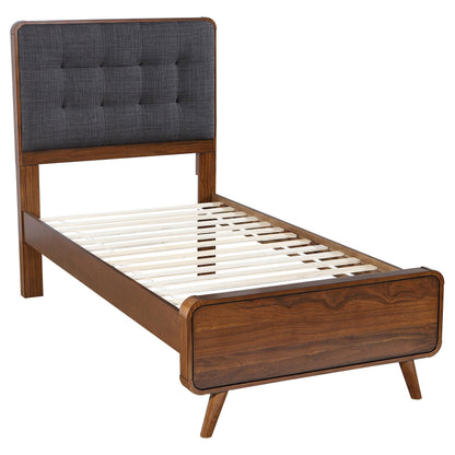 Robyn Twin Bed - Dark Walnut