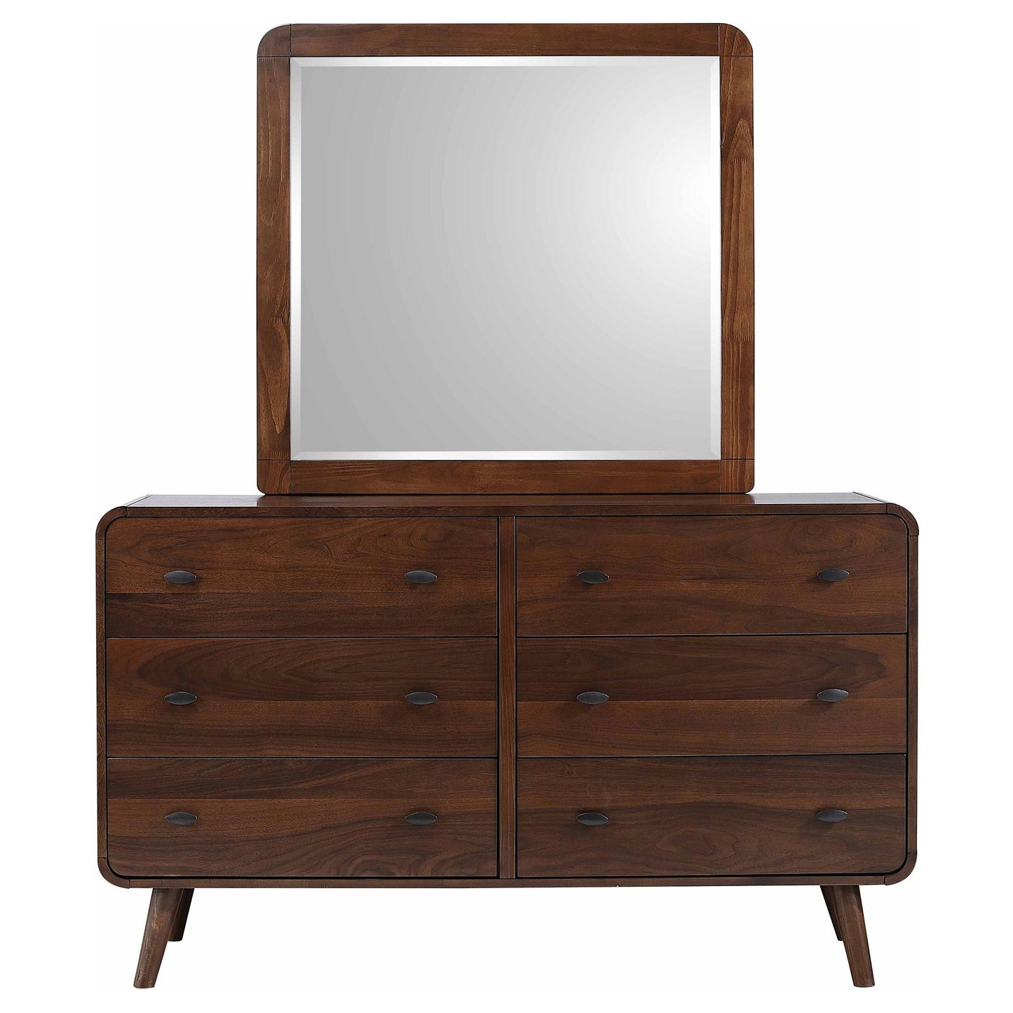 Robyn Dresser With Mirror - Dark Walnut