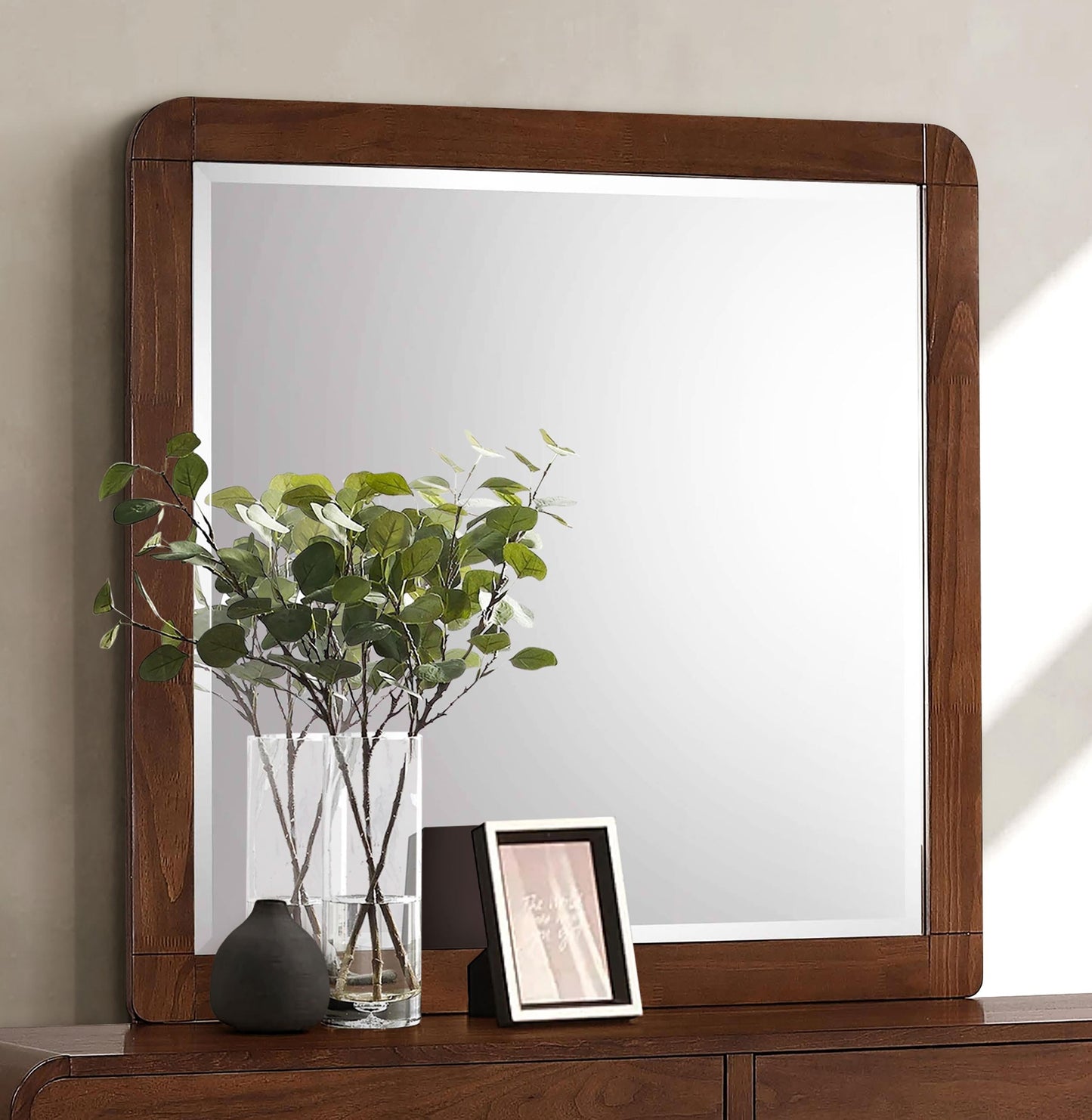 Robyn Dresser Mirror - Dark Walnut