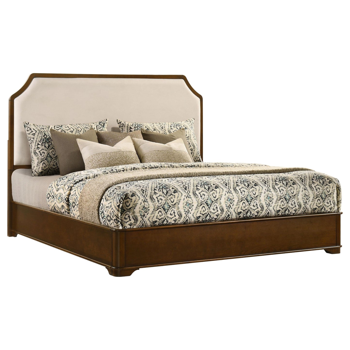 Garland Bed in Brown Cherry / Cream