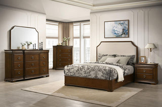 Garland 5-Piece Set in Brown Cherry / Cream