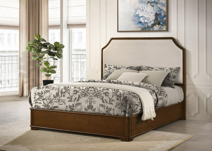 Garland Bed in Brown Cherry / Cream