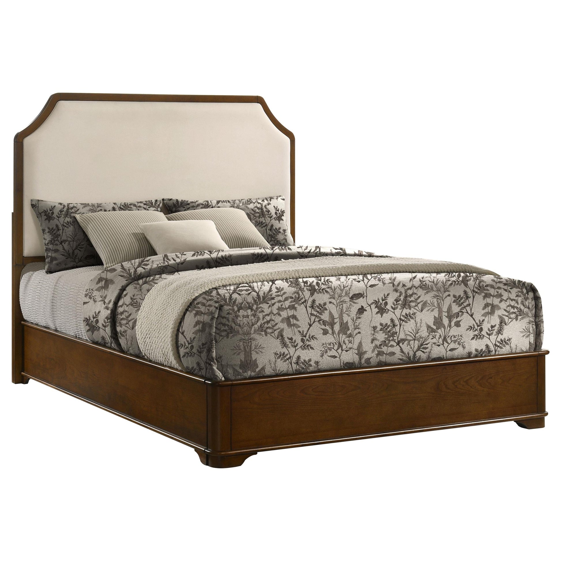 Garland Bed in Brown Cherry / Cream