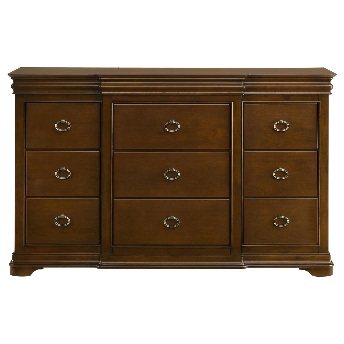 Garland Dresser in Brown Cherry / Cream - Coaster Furniture