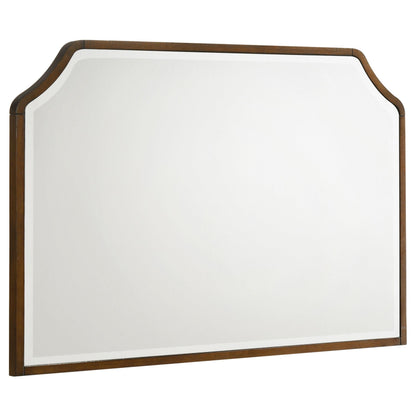 Garland Dresser Mirror in Brown Cherry / Cream - Coaster Furniture