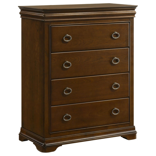 Garland Chest in Brown Cherry / Cream - Coaster Furniture